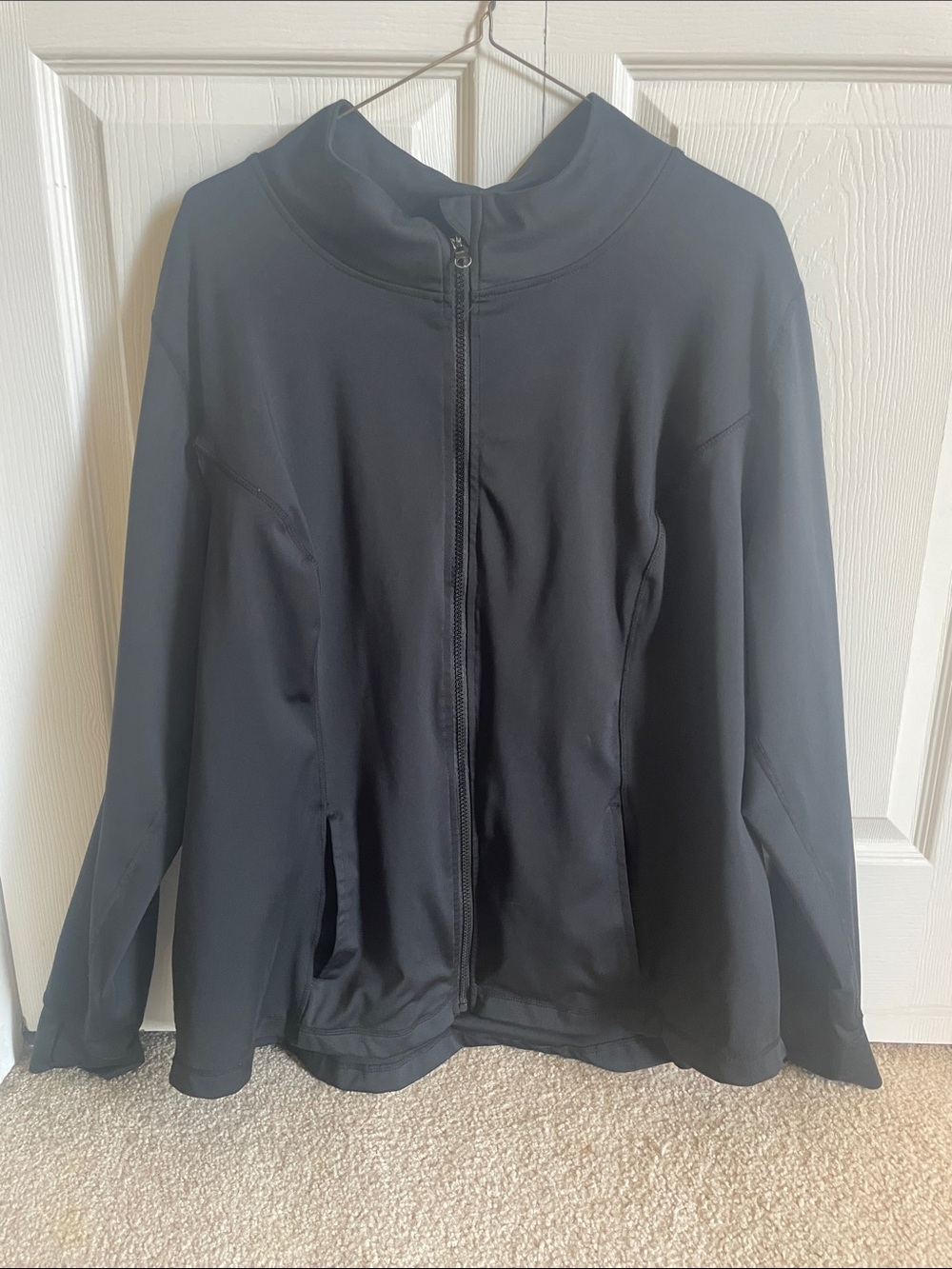 Velocity Black Activewear Jacket 2X